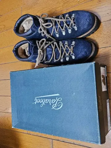 Paraboot AVORIAZ 스웨이드 트레킹 부츠 네이비 6