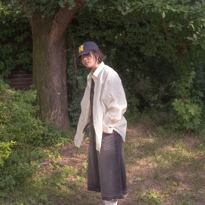 [1] 노쿨러스 와이드 데님 쇼츠 다크그레이 팝니다