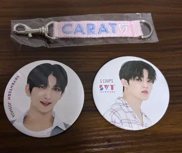 SEVENTEEN 캔뱃지 스트랩 세트 조슈아 S.COUPS
