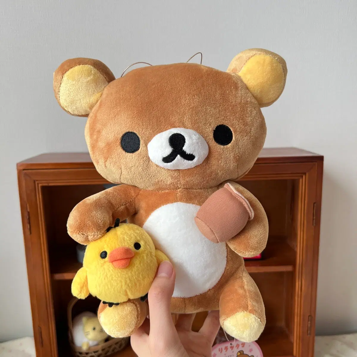 고전 리락쿠마 키이로이토리 인형