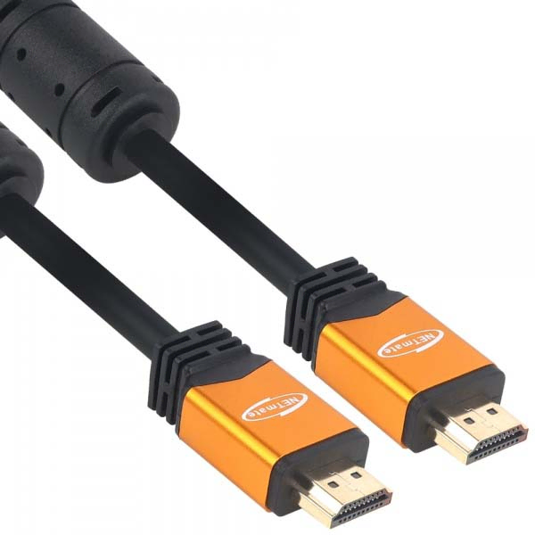 골드메탈 HDMI 2.0 양방향 모니터 연결 케이블 0.5m