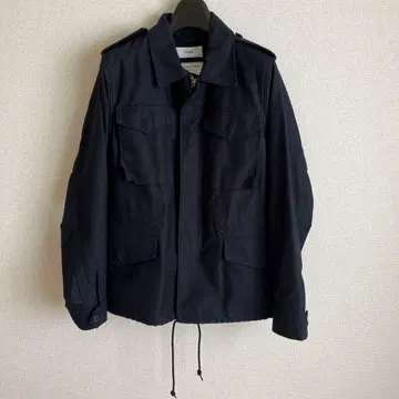 HYKE M-65 밀리터리 자켓 네이비 사이즈 2