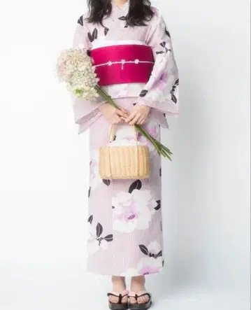 GRL 유카타 오비 일본 나막신 세트
