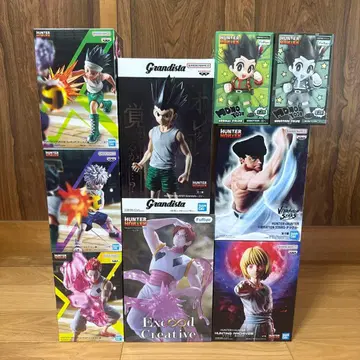 HUNTER x HUNTER 피규어 9개 세트 묶음 판매