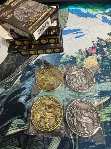 몬스터 헌터 메달 컬렉션 4개 세트
