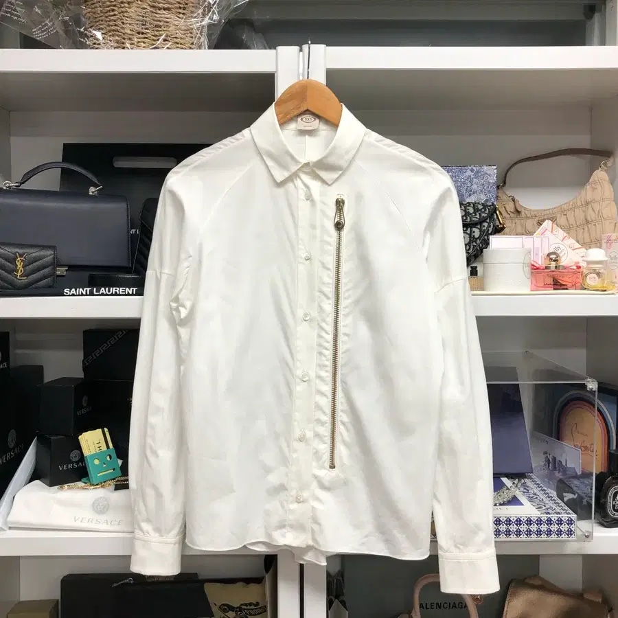 [ TODS ] 토즈 화이트 셔츠 블라우스