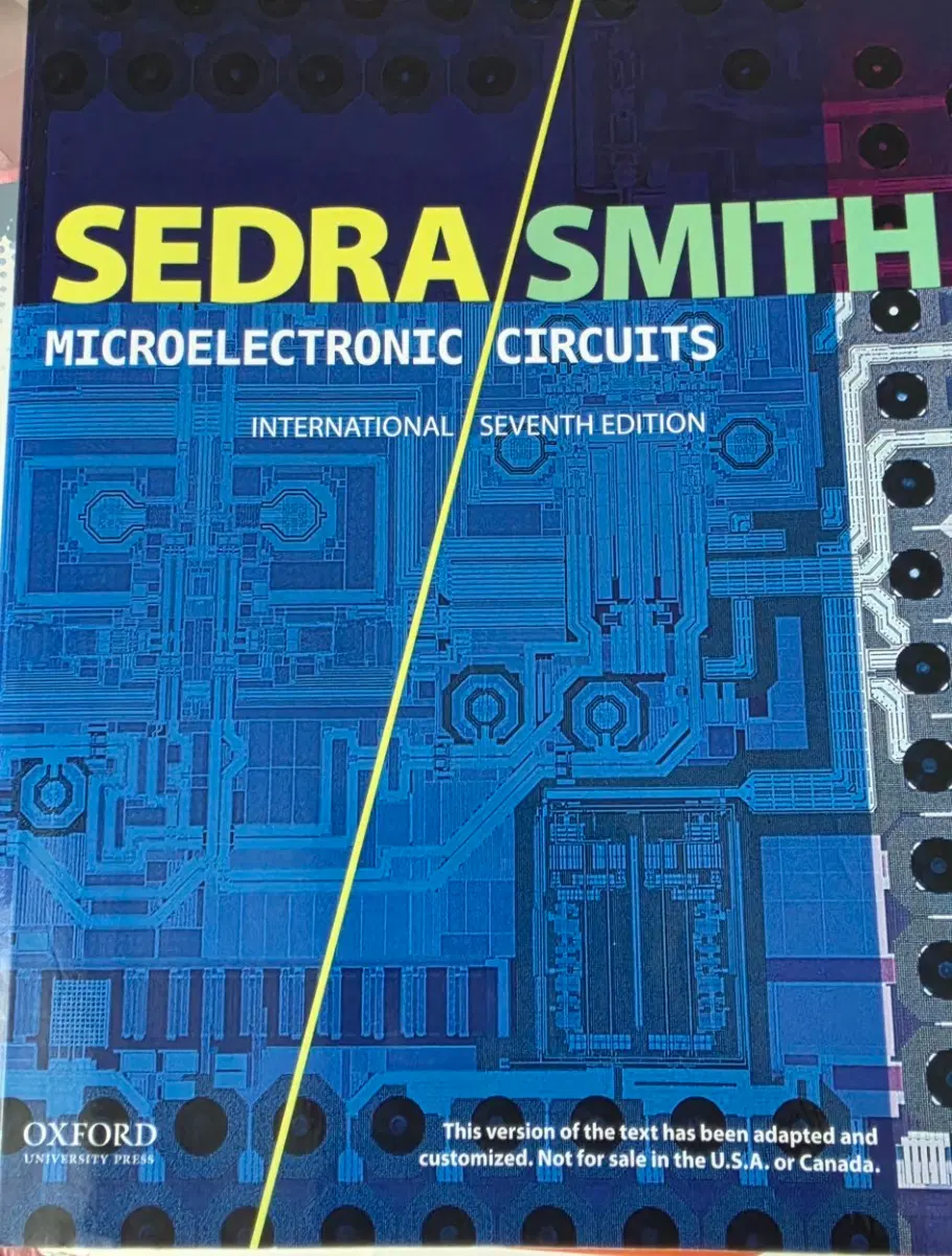 microelectronic circuits sedra 7판 원서 팝니다.(택비별도)