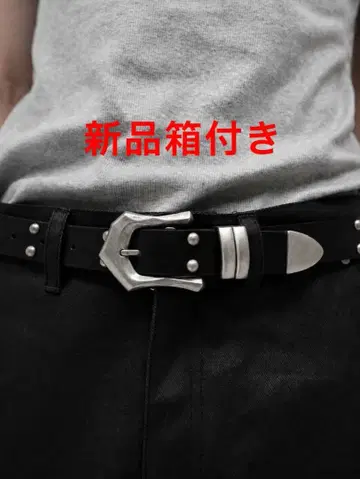 (새상품, 박스 포함) [ CS ] STUDS LEATHER BELT