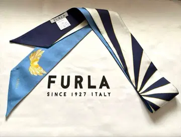 FURLA 훌라 스카프 반두 실크 100% 브랜드 스카프