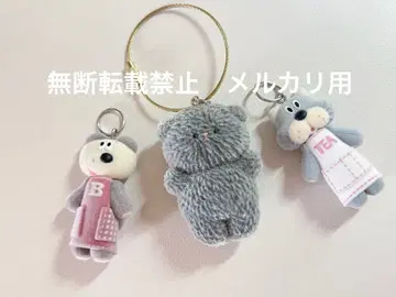ICCHI 패션 카라비너 마스코트 참 & mei 곰