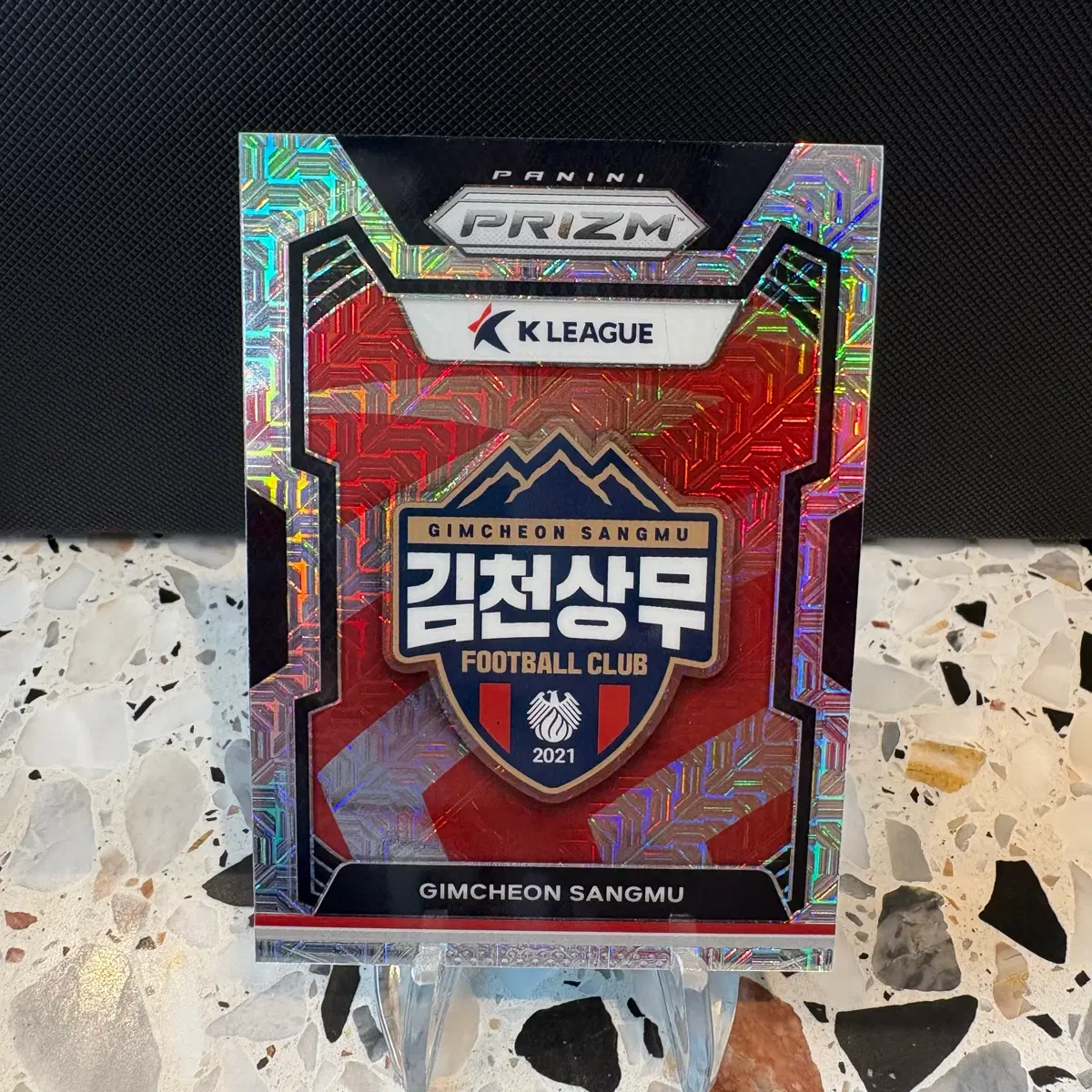K리그 프리즘 김천상무 로고 25한정 모조 이베이 마피 카드 E