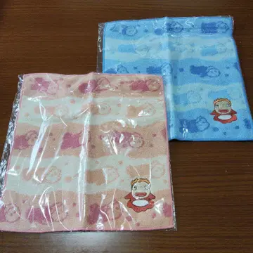 벼랑 위의 포뇨 핑크, 블루 타월 손수건