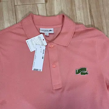 택 포함 미사용품 LACOSTE PH5144L 피케 셔츠 핑크 XS 2