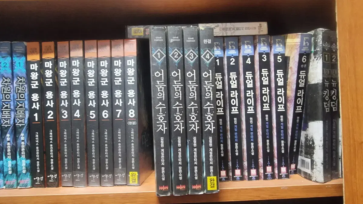 어둠의수호자 1-4 완 김정현 게임판타지 소설