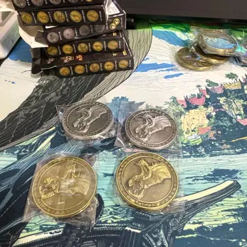 몬스터 헌터 메달 핀즈 4종 세트