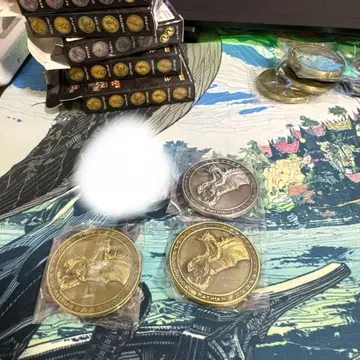 몬스터 헌터 메달 핀즈 4종 세트