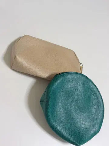 FURLA 원형 & 필통형 파우치 2종 세트