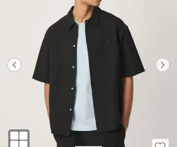 미착용 LACOSTE FR:5 US:L 원톤 반팔 셔츠