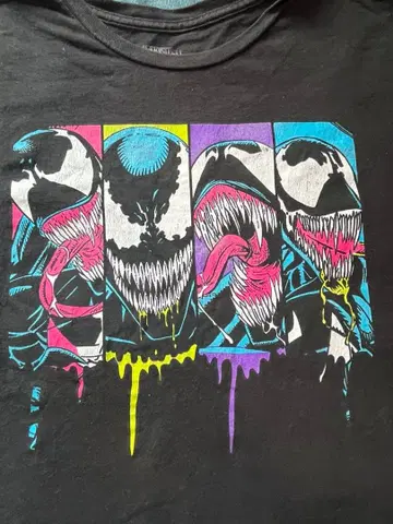 Venom Marvel T셔츠 vintage.