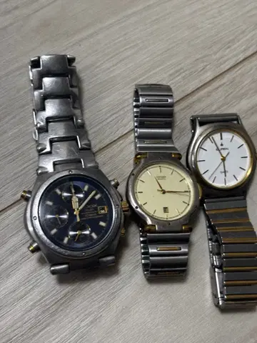 남성용 손목시계 3개 세트 ALBA CITIZEN BUREN