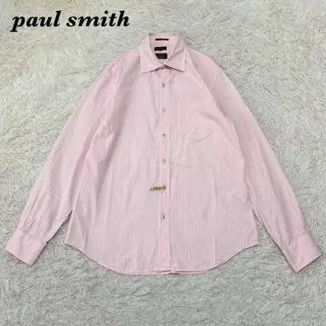 PAUL SMITH 긴팔 셔츠 L 핑크 무지