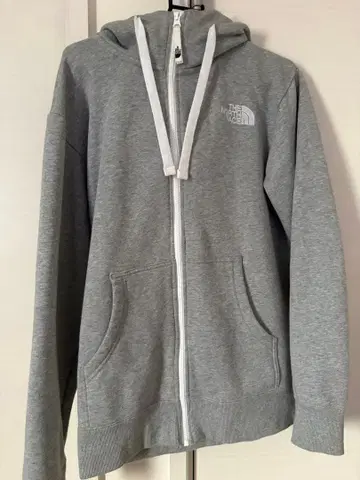 THE NORTH FACE 집업 후드티 그레이