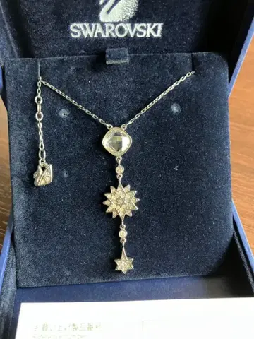 SWAROVSKI 스와로브스키 목걸이 스타 별 실버