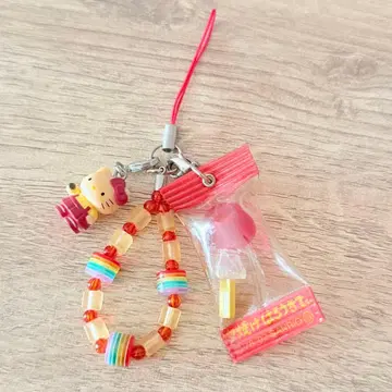 Hello Kitty 석양 하로키티 물엿 물사탕 스트랩