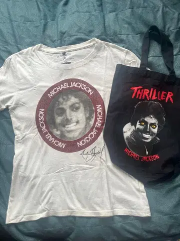 Michael Jackson thriller 티셔츠 백 세트