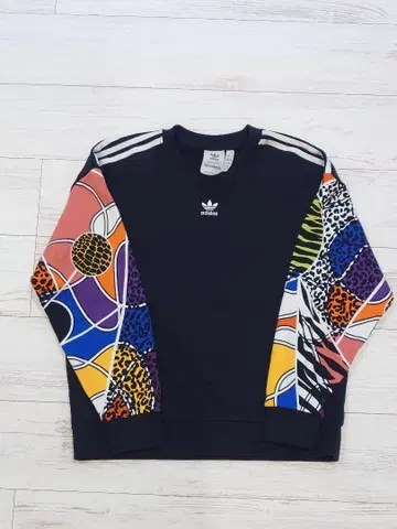 [ 새상품급 ] adidas RICH MNISI 트레포일 로고 맨투맨 L