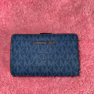 MICHAEL KORS 접이식 지갑 네이비