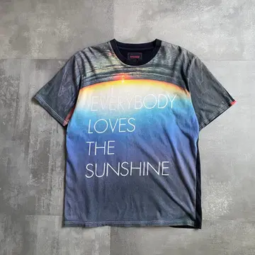초기 레어 애플바움 SUNSHINE 올 패턴 티셔츠