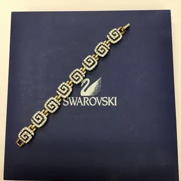 SWAROVSKI 스와로브스키 팔찌 골드 크리스탈