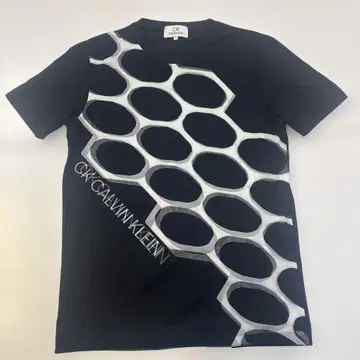 Calvin Klein 캘빈클라인 메쉬 T셔츠 빅 로고 y2k