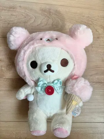 코리락쿠마 봉제 인형 아이스크림 M 사이즈