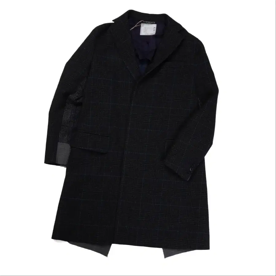 사카이 Sacai Wool Check Coat