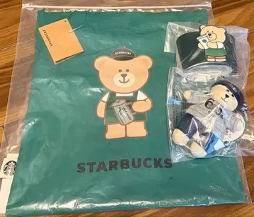 스타벅스 대만 STARBUCKS 베어리스타 3개 슬리브 백