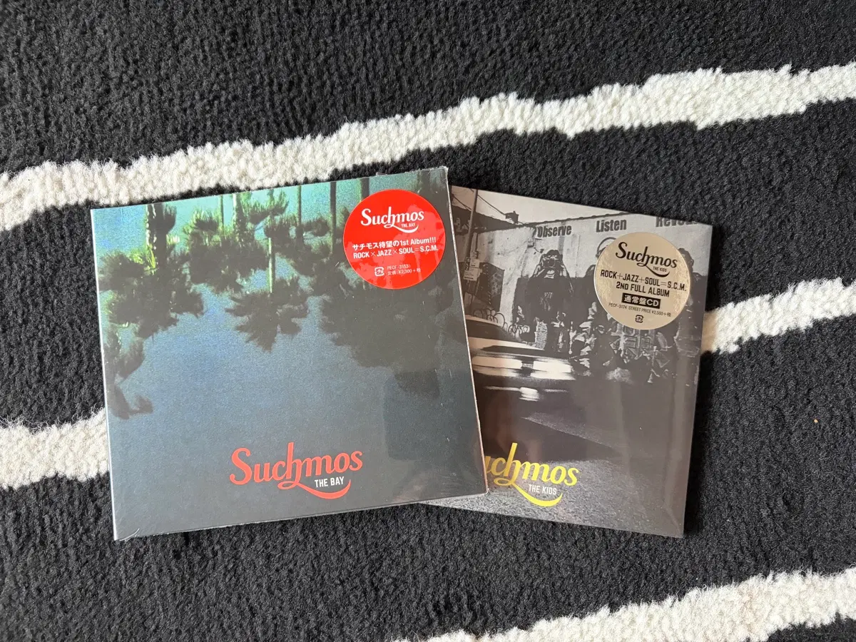 서치모스 Suchmos 1,2집 cd 미개봉