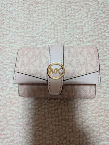 MICHAEL KORS 키케이스 핑크 MK 로고