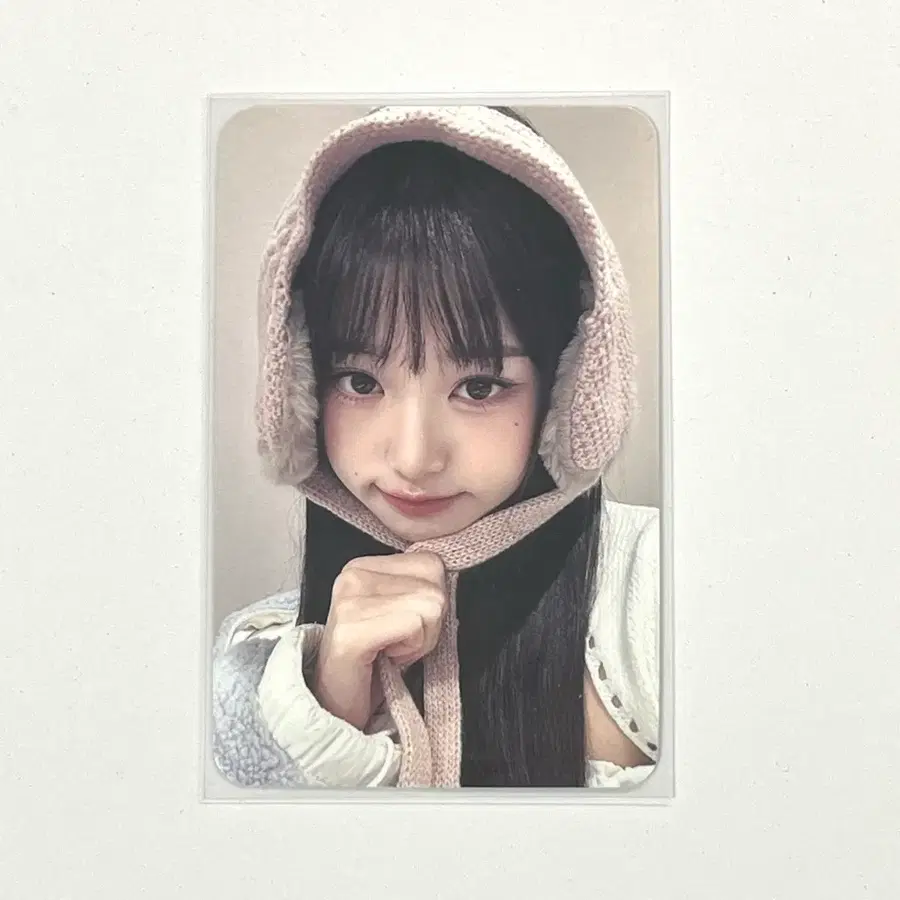 장원영 마인 사웨 귀도리 포카