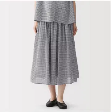 MUJI 무인양품 강연 개더 스커트