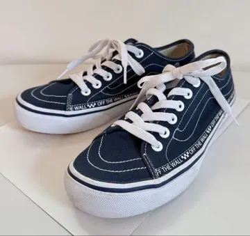 새상품급 VANS WALBER 월버 24cm 네이비 스니커즈