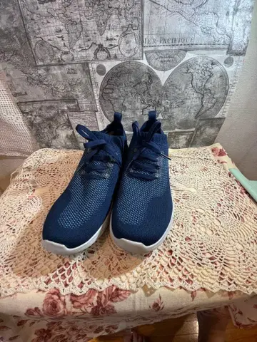 25.5cm SKECHERS 슬립인즈 스니커즈 네이비