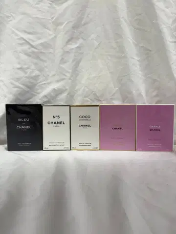 샤넬 향수 블루드샤넬 코코 넘버5 샹스뚜왈렛 샹스오드퍼퓸