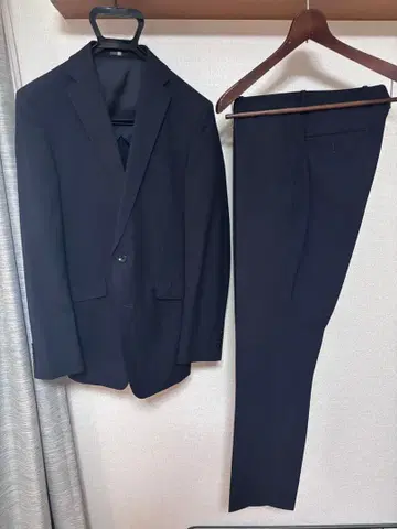 SUIT SELECT 남성용 비즈니스 정장 셋업 네이비 Y7