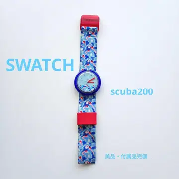 스와치 스쿠버 200 케이스 포함 작동 확인 완료 배터리 교체 완료 인증서 포함