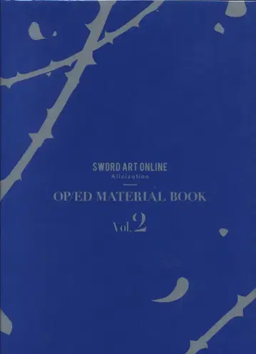 KADOKAWA 소드 아트 온라인 앨리시제이션 OP/ED MATERIAL BOOK 2
