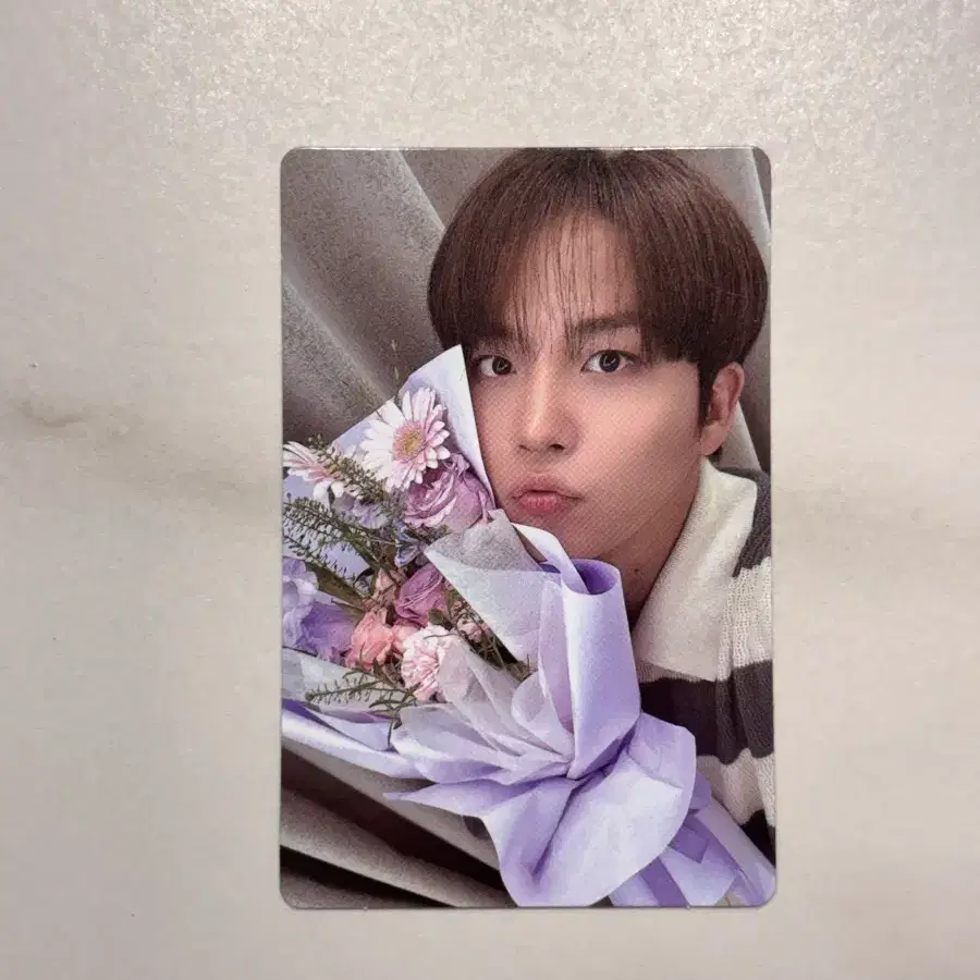 에이티즈 종호 골든아워5 TOKTOQ 특전 포토카드 꽃다발