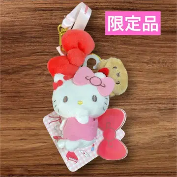 새상품 헬로키티 봉제 인형 마스코트 키링 키티 산리오