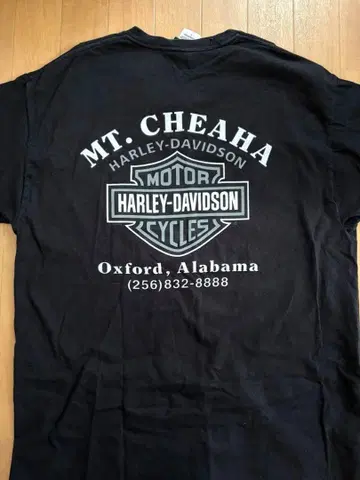 HARLEY-DAVIDSON 티셔츠 블랙 할리데이비슨